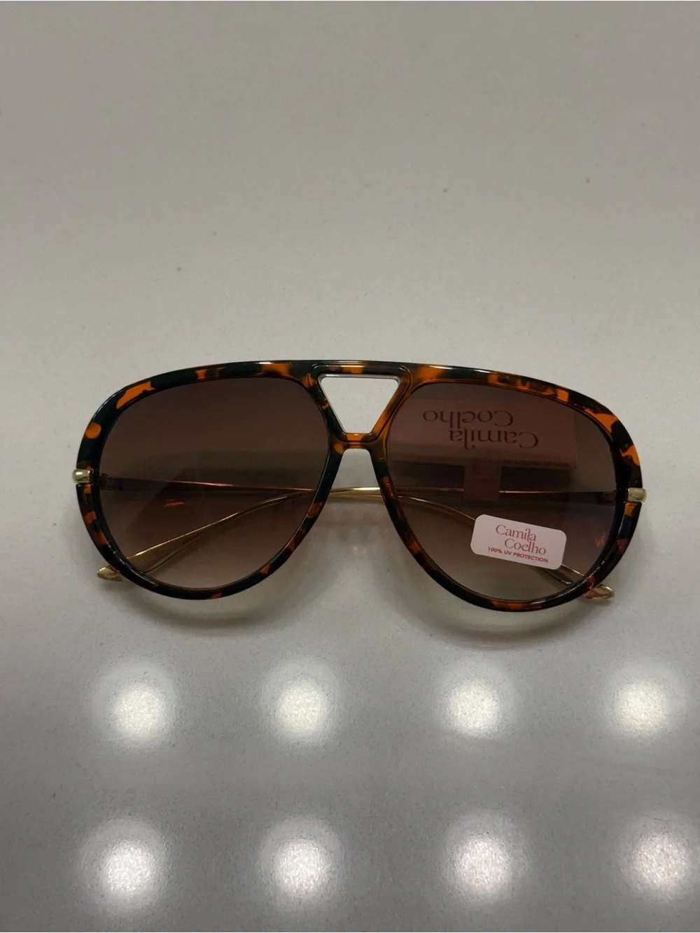 Camila Coelho bold tortoiseshell